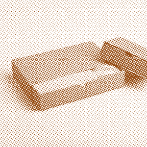 emballage écoconu - image tramée