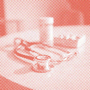 stétoscope en image tramée